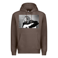 Coffee kurt smoking Premium Hoodie - linhVisuals