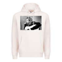 Pale Pink kurt smoking Premium Hoodie - linhVisuals