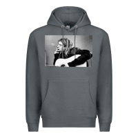 Rock kurt smoking Premium Hoodie - linhVisuals