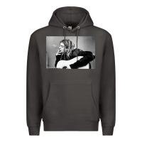 Smoke kurt smoking Premium Hoodie - linhVisuals