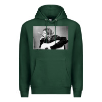 Sports Green kurt smoking Premium Hoodie - linhVisuals