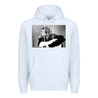 White kurt smoking Premium Hoodie - linhVisuals