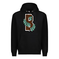 Black brown university Premium Hoodie - linhVisuals
