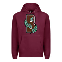 Burgundy brown university Premium Hoodie - linhVisuals