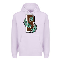 Lilac brown university Premium Hoodie - linhVisuals