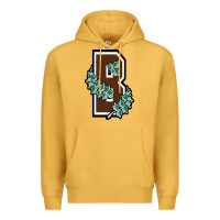 Mustard brown university Premium Hoodie - linhVisuals