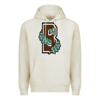 Oatmeal Heather brown university Premium Hoodie - linhVisuals