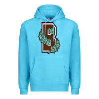 Ocean Blue brown university Premium Hoodie - linhVisuals