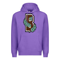 Purple brown university Premium Hoodie - linhVisuals