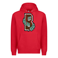 Red brown university Premium Hoodie - linhVisuals