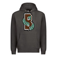 Smoke brown university Premium Hoodie - linhVisuals
