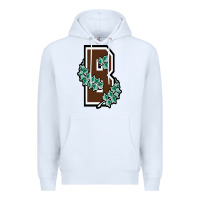 White brown university Premium Hoodie - linhVisuals
