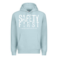 Blue Mist safety first science teacher Premium Hoodie - linhVisuals