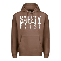 Chestnut safety first science teacher Premium Hoodie - linhVisuals