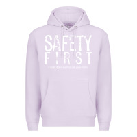 Lilac safety first science teacher Premium Hoodie - linhVisuals