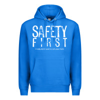 True Royal safety first science teacher Premium Hoodie - linhVisuals
