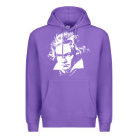 Purple beethoven Premium Hoodie - linhVisuals