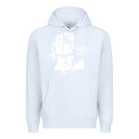 White beethoven Premium Hoodie - linhVisuals