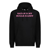 Black satan is my sugar daddy Premium Hoodie - linhVisuals