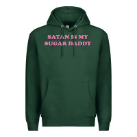Sports Green satan is my sugar daddy Premium Hoodie - linhVisuals