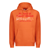 Carrot my train of thought derailed Premium Hoodie - linhVisuals
