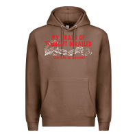 Chestnut my train of thought derailed Premium Hoodie - linhVisuals