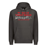 Smoke my train of thought derailed Premium Hoodie - linhVisuals