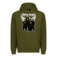 Army Green Tökiö Hötél Pesonnel Premium Hoodie - linhVisuals