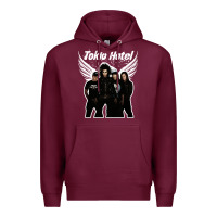 Burgundy Tökiö Hötél Pesonnel Premium Hoodie - linhVisuals