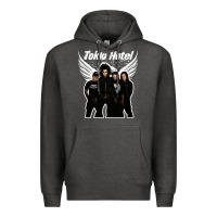 Charcoal Heather Tökiö Hötél Pesonnel Premium Hoodie - linhVisuals