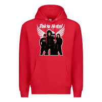 Red Tökiö Hötél Pesonnel Premium Hoodie - linhVisuals