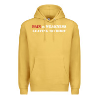Antique Gold pain is weakness leaving the body Premium Hoodie - linhVisuals