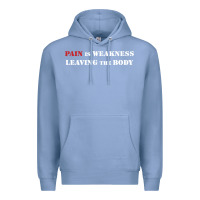 Colony Blue pain is weakness leaving the body Premium Hoodie - linhVisuals