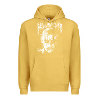 Antique Gold black metal pinhead Premium Hoodie - linhVisuals