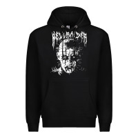Black black metal pinhead Premium Hoodie - linhVisuals