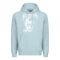 Blue Mist black metal pinhead Premium Hoodie - linhVisuals