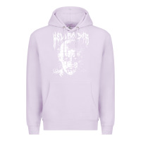 Lilac black metal pinhead Premium Hoodie - linhVisuals