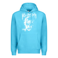 Ocean Blue black metal pinhead Premium Hoodie - linhVisuals