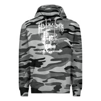 Slate Camo black metal pinhead Premium Hoodie - linhVisuals