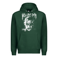 Sports Green black metal pinhead Premium Hoodie - linhVisuals