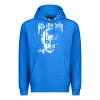 True Royal black metal pinhead Premium Hoodie - linhVisuals