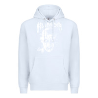 White black metal pinhead Premium Hoodie - linhVisuals