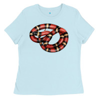 Baby Blue milk snake Ladies Tee - LillyAllenDesigns