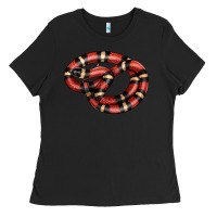 Black milk snake Ladies Tee - LillyAllenDesigns