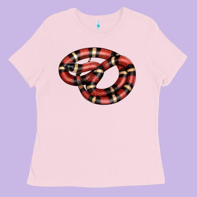 Milk Snake Ladies Tee Designed By Lillyallendesigns