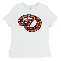 White milk snake Ladies Tee - LillyAllenDesigns