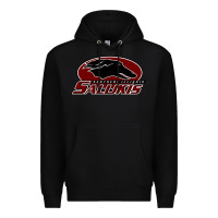 Black salukis Premium Hoodie - linhVisuals