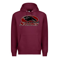 Burgundy salukis Premium Hoodie - linhVisuals