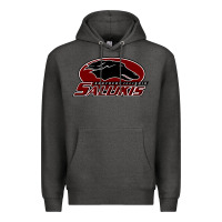 Charcoal Heather salukis Premium Hoodie - linhVisuals