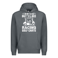 Rock i don't golf but i like racing golf carts Premium Hoodie - linhVisuals